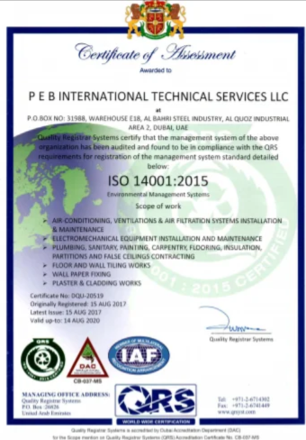 Pebtech For Gcse Certificates - Pebtech.ae | Trusted Waterproofing Company in UAE